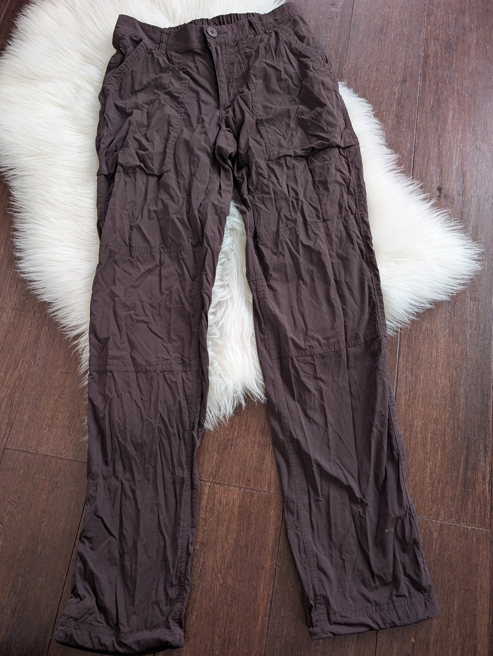 REI Co-op Women's Savanna Trails Hiking Gorpcore Pants Size 4 Purple Brown